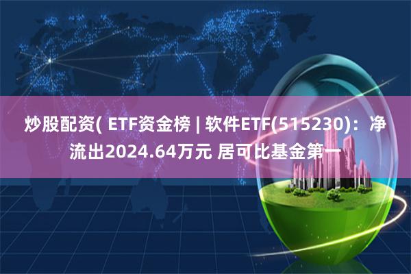 炒股配资( ETF资金榜 | 软件ETF(515230):净流出2024.64万元 居可比基金第一