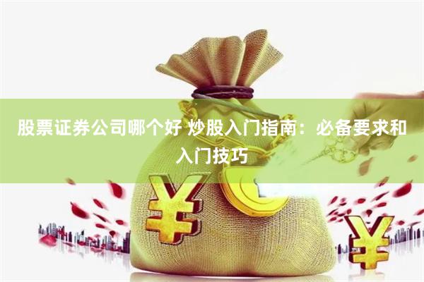 股票证券公司哪个好 炒股入门指南：必备要求和入门技巧