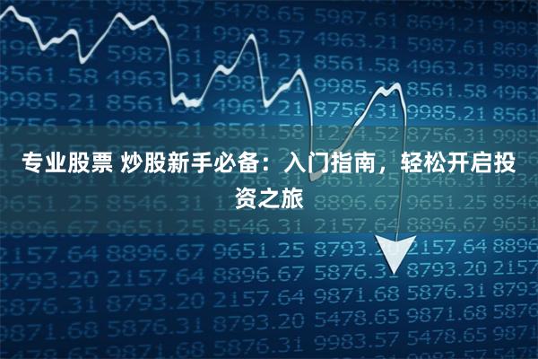 专业股票 炒股新手必备:入门指南,轻松开启投资之旅